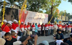 Wakili Prabowo, Fahri Hamzah Lepas 50.000 Peserta Jaka Sopan 2023