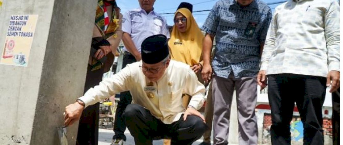 Wali Kota Parepare dan Dewan Pembina Majelis Anak Sholeh Laksanakan Peletakan Batu Pertama Masjid An Nasr