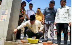 Wali Kota Parepare dan Dewan Pembina Majelis Anak Sholeh Laksanakan Peletakan Batu Pertama Masjid An Nasr