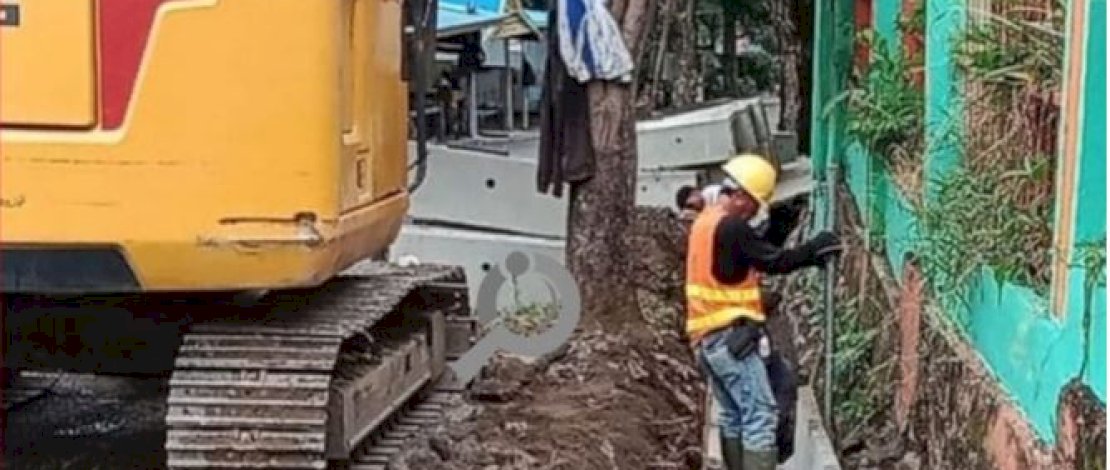 Pemkot Parepare Lakukan Pengerjaan Drainase di Jalan Pemuda