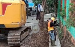 Pemkot Parepare Lakukan Pengerjaan Drainase di Jalan Pemuda