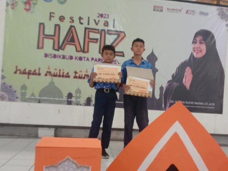 Dua Siswa SMP Muhammadiyah Parepare Masuk 20 Besar Hafidz Pelajar Kota Parepare