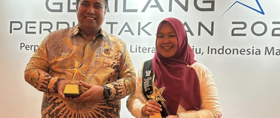 Dua tahun Berturut-turut, Kabupaten Maros Raih Penghargaan Tertinggi di Bidang Literasi