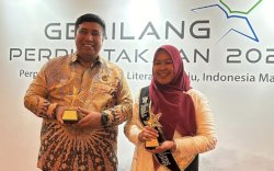 Dua tahun Berturut-turut, Kabupaten Maros Raih Penghargaan Tertinggi di Bidang Literasi