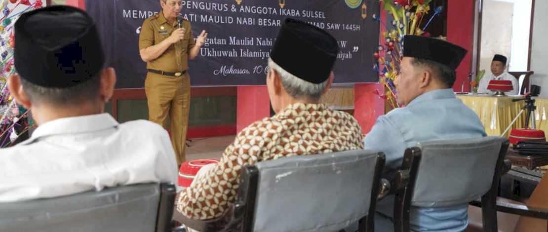 Hadiri Peringatan Maulid Nabi Muhammad SAW IKABA , Pj Sekprov   Sulsel Nostalgia Perjalanan Karir