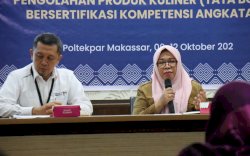 Dinas Koperasi dan UMKM Kota Makassar Gandeng Poltekpar Gelar Pelatihan Skill Training Gratis Pengolahan Produk Kuliner Bersertifikasi
