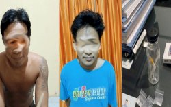 Patmor Polres Bone Amankan Dua Pemuda Bawa Narkoba 