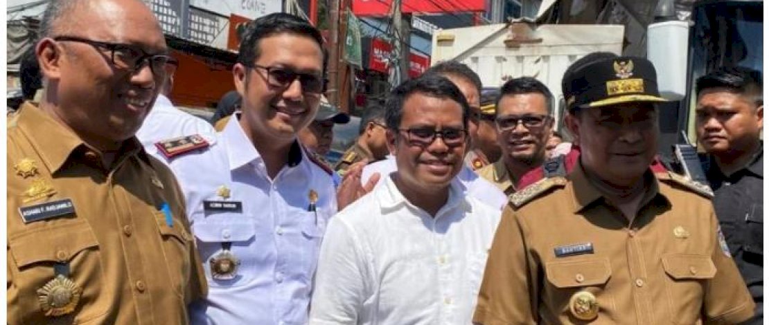 Atasi Kenaikan Inflasi, Camat Bontoala Tinjau  di Pasar Terong