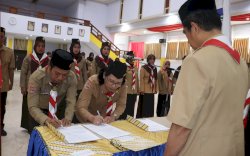 Wabup Saiful Arif Kukuhkan Pengurus Majelis Pembimbing dan Pimpinan Rintisan SAKA Pramuka POM