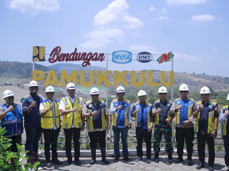 Setiawan Aswad Dampingi Pj Gubernur Sulsel Tinjau Progres Bendungan Pamukkulu 