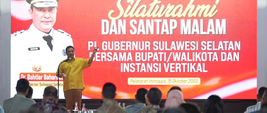 Pj Gubernur Bahtiar Silaturahmi dengan Bupati, Wali Kota dan Instansi Vertikal di Sulsel Pj Gubernur Bahtiar Silaturahmi dengan Bupati, Wali Kota dan Instansi Vertikal di Sulsel