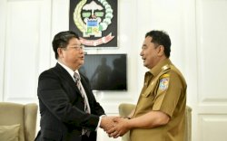 Pj Gubernur Sulsel - Konjen Jepang Bahas Potensi Budidaya Pisang dan Ayam Ketawa