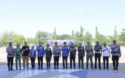 Pj Bupati Takalar Hadiri Apel Gelar Pasukan Operasi Mantap Brata 2023-2024 
