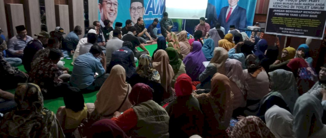 Konfederasi Nasional Relawan Anies (KoReAn) wilayah Sulawesi Selatan (Sulsel) menggelar Diskusi Reboan dengan topik Seputar Hukum Kepemiluan.