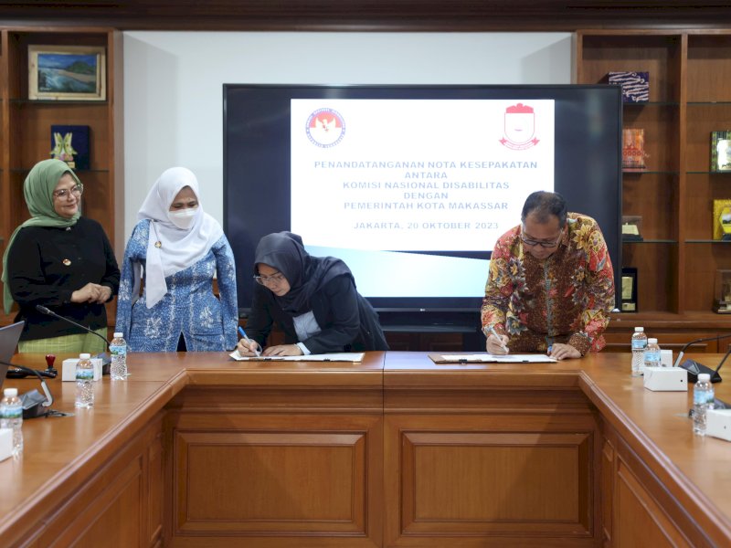 Danny Pomanto - Komisi Nasional Disabilitas Teken MoU Wujudkan Makassar Kota Inklusif