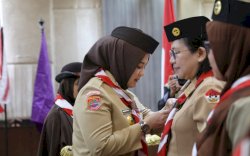 Kukuhkan Saka POM, Wakil Wali Kota Makassar Ajak Pramuka Ikut Awasi Peredaran Obat dan Makanan di Makassar