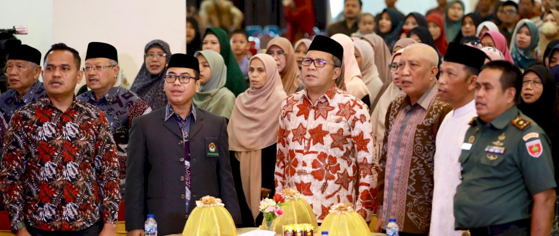 1 pengurus Lembaga Dakwah Islam Indonesia (LDII) Kota Makassar periode 2023-2028 yang diketuai Asdar Mattiro resmi dilantik, Minggu (22/10/2023).