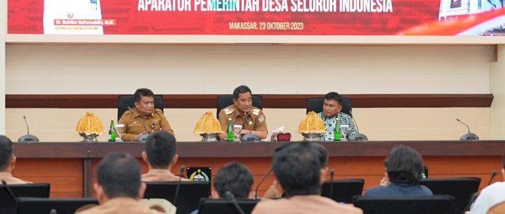 Perkumpulan Aparatur Desa Seluruh Indonesia Sulsel Dukung Program Ketahanan Pangan Pj Gubernur Bahtiar