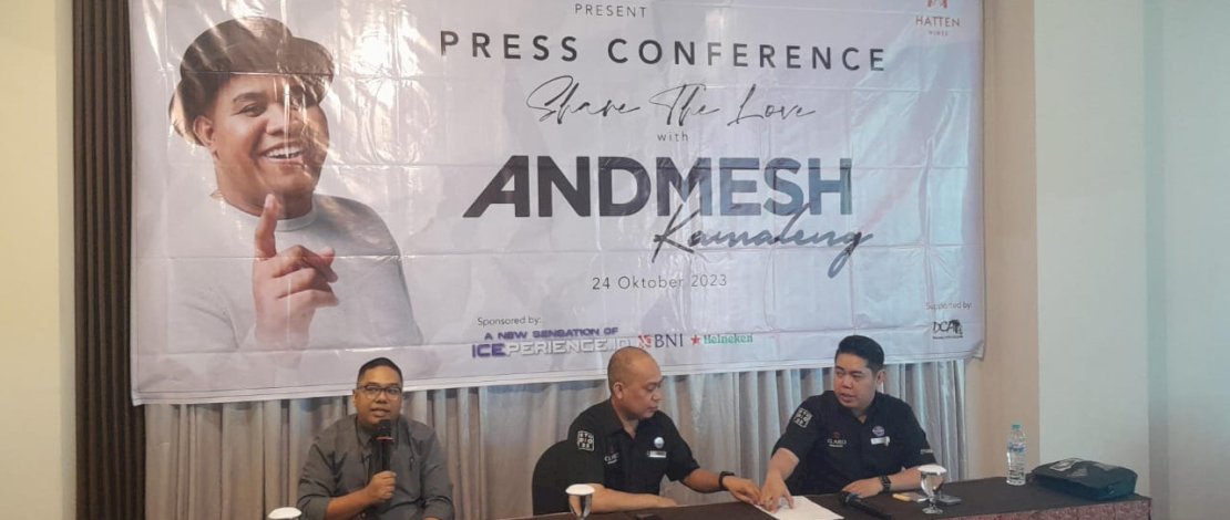 Konser "Share Love with Andmesh" Siap Pukau Pengunjung D' Liquid Claro Makassar