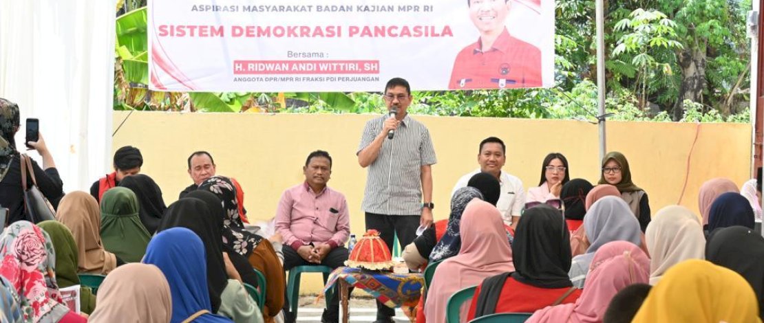 Ridwan Andi Wittiri Jadikan Pancasila Pedoman Dalam Berpolitik