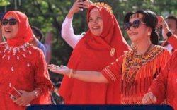 Kadishub Makassar Ikuti Upacara Hari Kemerdekaan ke-78&nbsp;RI di Anjungan Pantai Losari