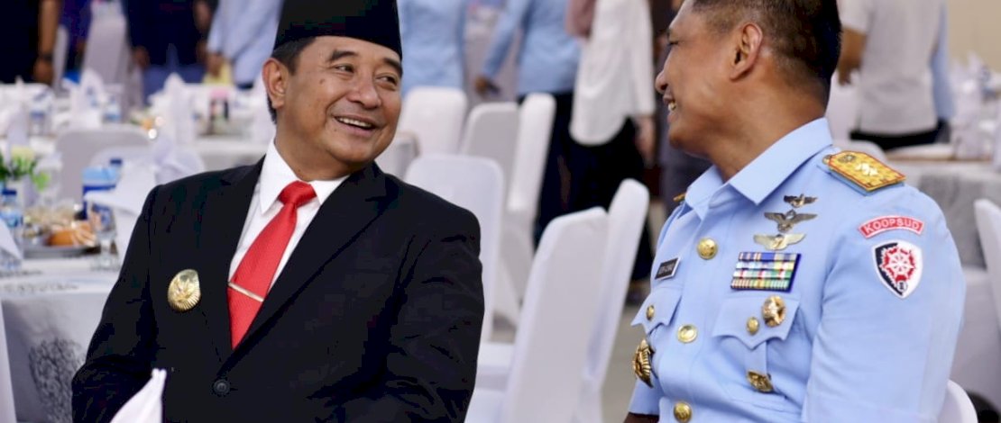 Sertijab Pangkoopsud II Bertepatan Ulang Tahun Marsda Budhi Achmadi, Pj Gubernur Bahtiar Ucapkan Selamat Bertugas
