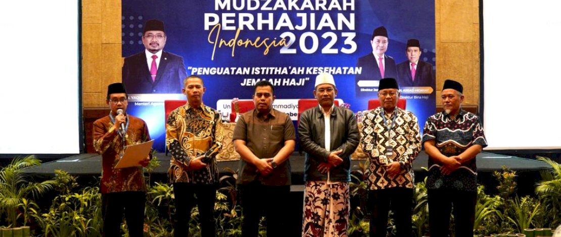 Mudzakarah Perhajian Indonesia 2023 di Yogyakarta, Selasa, 24 Oktober 2023. Mudzakarah Perhajian Indonesia 2023 di Yogyakarta, Selasa, 24 Oktober 2023.