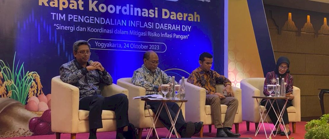 Rapat Koordinasi Daerah TPID DIY, Yogyakarta, Selasa, 24 Oktober 2023.