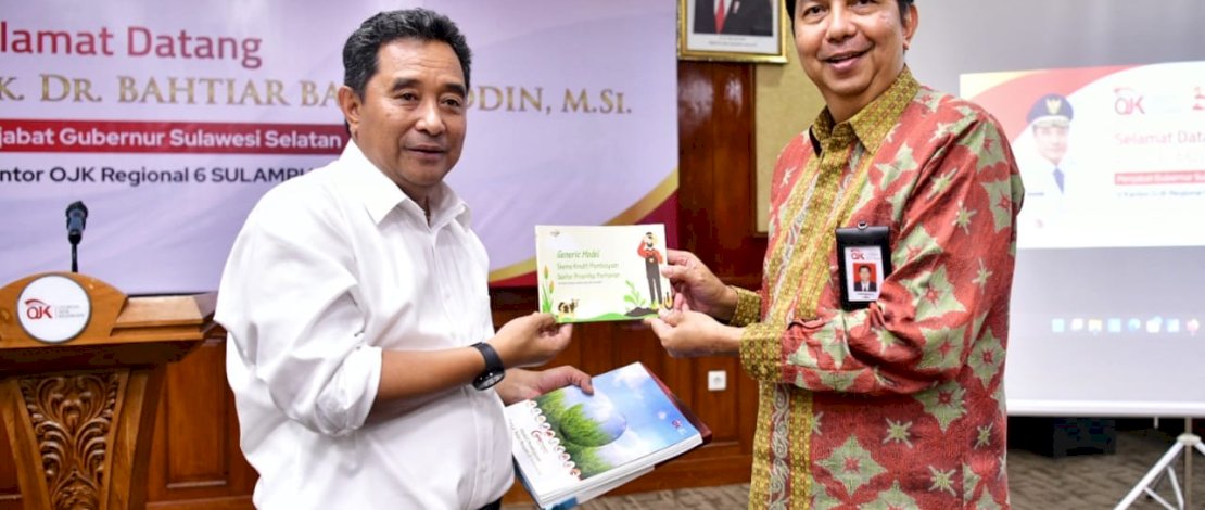 Pj Gubernur Sulsel - Kepala OJK Bahas Literasi Keuangan dan Ekosistem Bisnis Budidaya Pisang