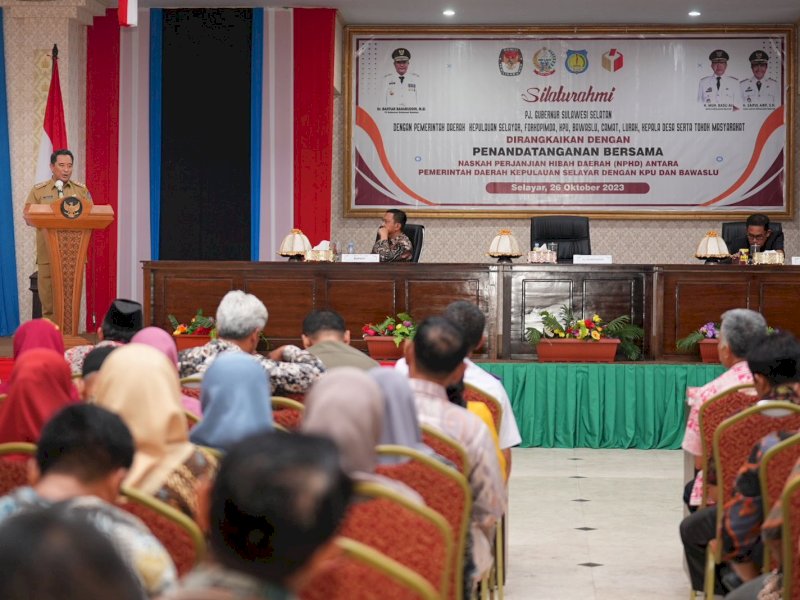 Kunjungan ke Kepulauan Selayar, Pj Gubernur Sulsel Cek Kesiapan Pemilu, Pengendalian Inflasi dan Stunting