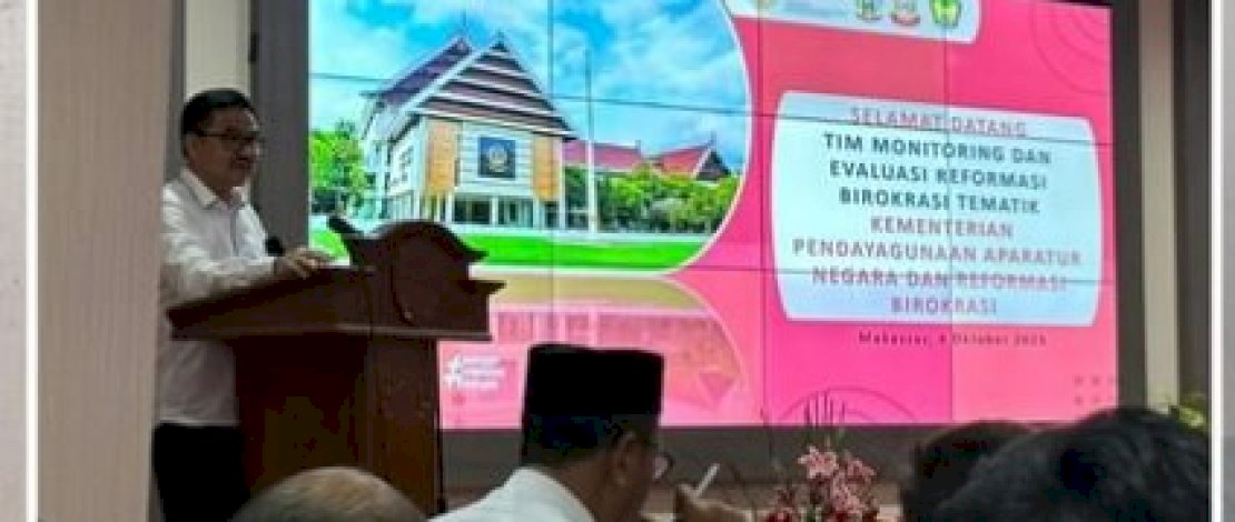 Kabid Sosbud Bappeda Makassar Ikuti Kegiatan Monitoring dan Evaluasi Pelaksanaan Reformasi Birokrasi Tematik