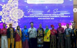 Bappeda&nbsp; Perkenalkan Program Halo Makassar di Pameran Seminar Implementasi Proyek Perubahan