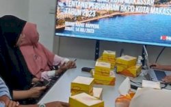 Bappeda Gelar Rapat Pembahasan Rancangan Perwali Tentang Perubahan RKPD Kota Makassar 2023