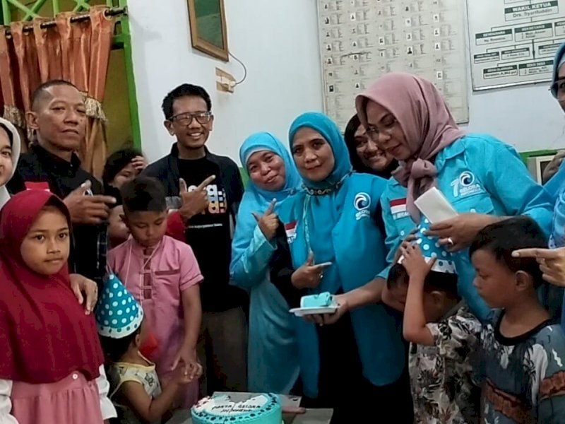 Ulang Tahun ke-4, Gelora Makassar Kunjungi Panti Asuhan