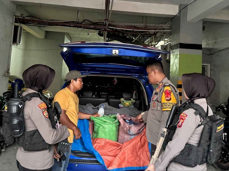 Jauh-jauh dari Jeneponto, Pria Ini Ditangkap Gara-gara Bawa 150 Botol Miras