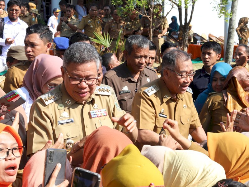 Tangis Haru, Taufan Pawe dan Pangerang Rahim Pamit Dari Masa Jabatan Wali Kota Parepare