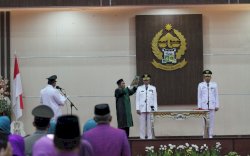Pj Gubernur Sulsel Lantik Pj Bupati Enrekang dan Pj Wali Kota Parepare, Minta Segera Bergerak dan Bekerja