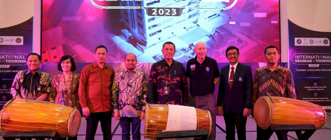 Program Studi Manajemen Konvensi dan Acara Politeknik Pariwisata (Poltekpar) Makassar menyelenggarakan Seminar Internasional, dengan tema Tourism and MICE Event Resilence.