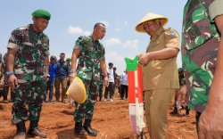 Siapkan Lahan, Pangdam XIV Hasanuddin Support Program Budidaya Pisang Pemprov Sulsel