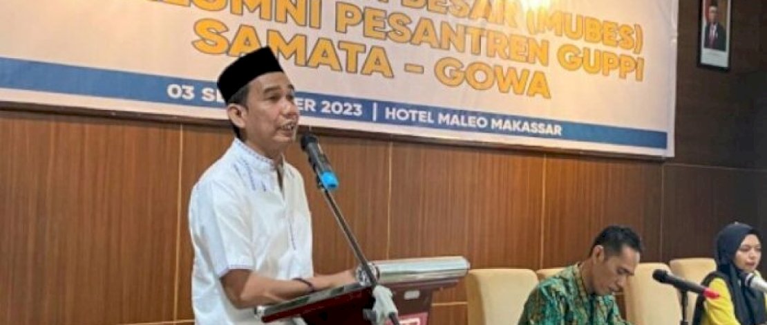 Ketua DPRD Makassar Rudianto Lallo Pimpin IKA Pesantren Guppi Samata