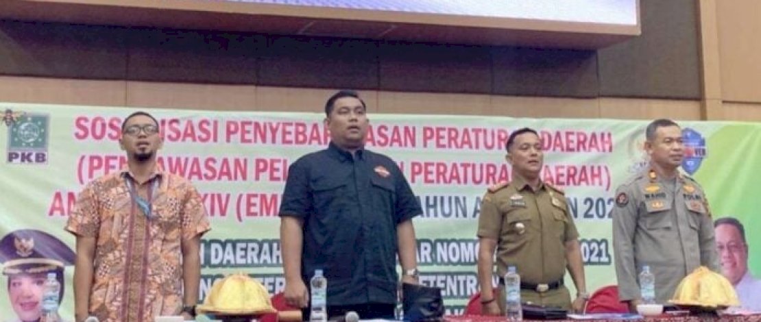 Iman Musakkar Sosialisasi Perda Ketertiban Umum