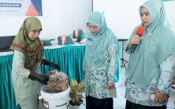 Pj Ketua TP PKK Takalar Buka Sosialisasi Pengelolaan Sampah