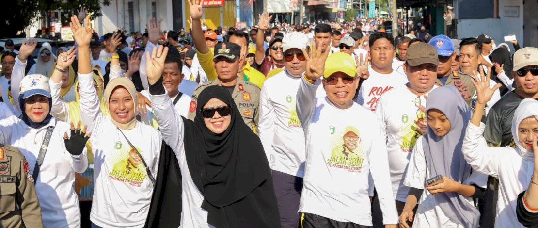 Taufan Pawe Lepas Masa Jabatan dengan Jalan Sehat Bersama Warga: Penghargaan atas Dedikasi dan Inovas