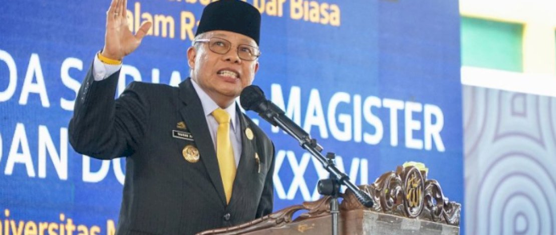Taufan Pawe Hadiri Rapat Senat Terbuka Luar Biasa Umpar