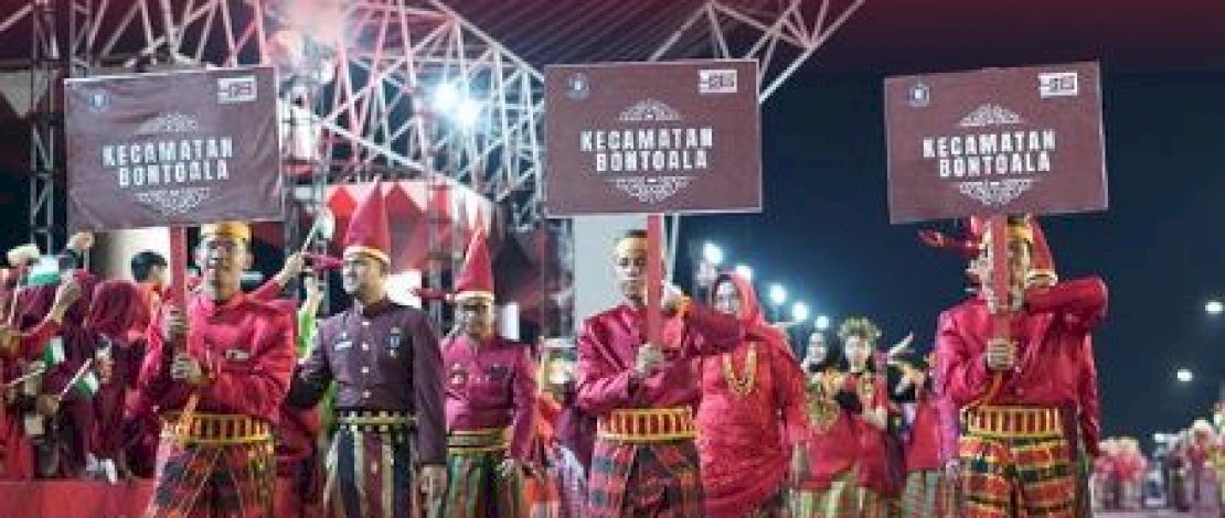 Kecamatan Bontoala Ikut Berpartisipasi dalam Karnaval Budaya Hut Kota Makassar ke-416