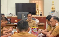 Plt. Camat Bontoala Pimpin Rakor bersama &nbsp;Kasubag dan Kepala Seksi, Sekcam dan Lurah