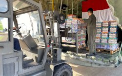 Bantuan Kemanusiaan Indonesia untuk Masyarakat Gaza Tiba di Bandara Al Arish Mesir