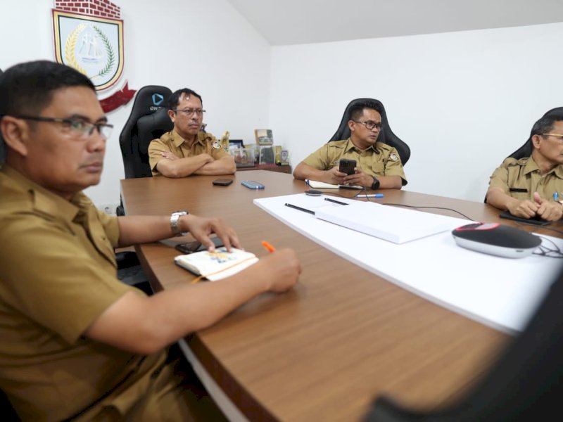 Sekda Kota Makassar Hadiri Rakor Pengelolaan Sampah Stranas PK