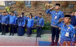 Upacara Bendera ,Sekcam Bontoala Tekankan Kedisiplinan