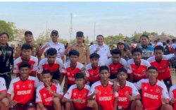 Aswin Kartapati Harun Semangati Tim Liga Anak Lorong Kecamatan Bontoala